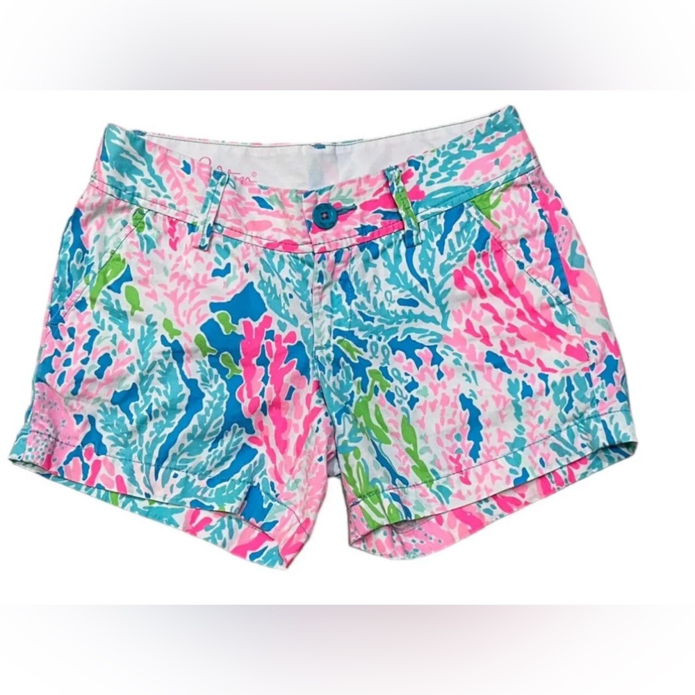 Lilly Pulitzer Lets Cha Cha shorts size 12